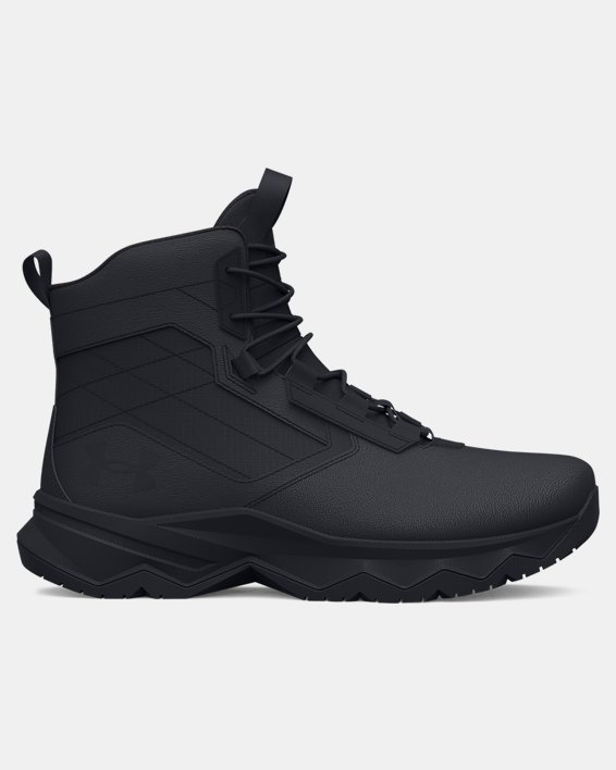 Men's UA Stellar G2 6" Side Zip Tactical Boots, Black, pdpMainDesktop image number 0